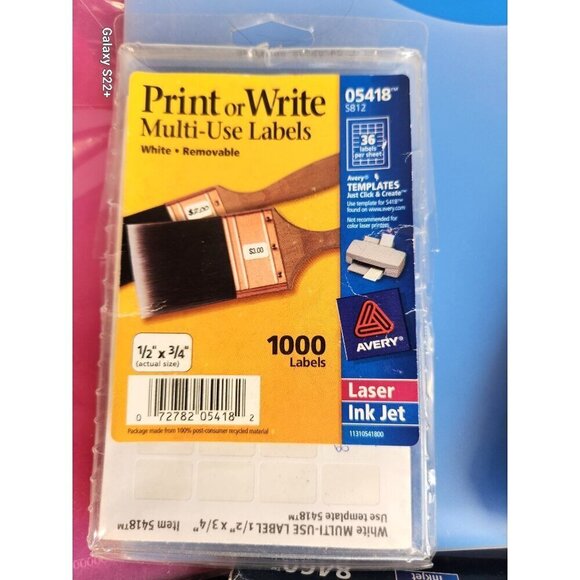 Avery & MACO Label inkjet 8460 Assortment: Address Multi-Use & Index Tab Divider - Picture 2 of 7
